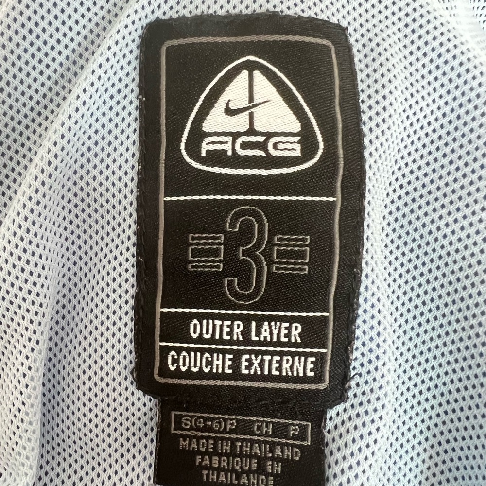 Nike ACG Women's Blue Purple Full Zip Windbreaker Jacket Size Small polyester - Picture 13 of 16